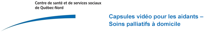 Capsules d'information pour les aidants - Soins palliatifs à domicile